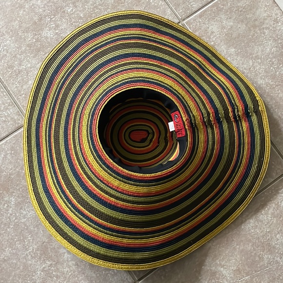 23 Inch Striped Beach Hat San Diego Sun Hat Co - Picture 4 of 5